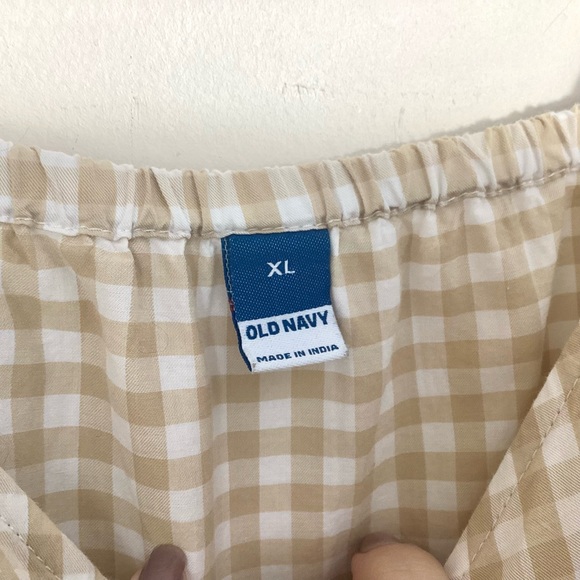 Old Navy Gingham Cotton-Poplin Cami Maxi Swing Dress XL - Picture 10 of 14